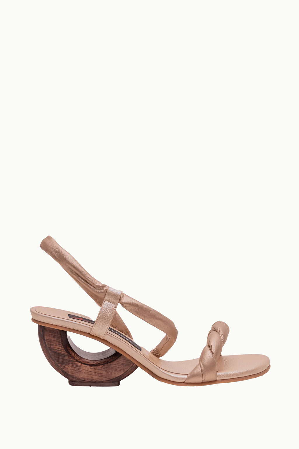 Sandalia Trenza Serena Oro