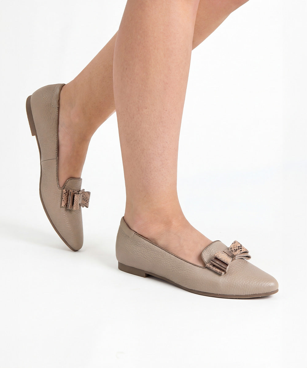 Baleta Nude con Moño