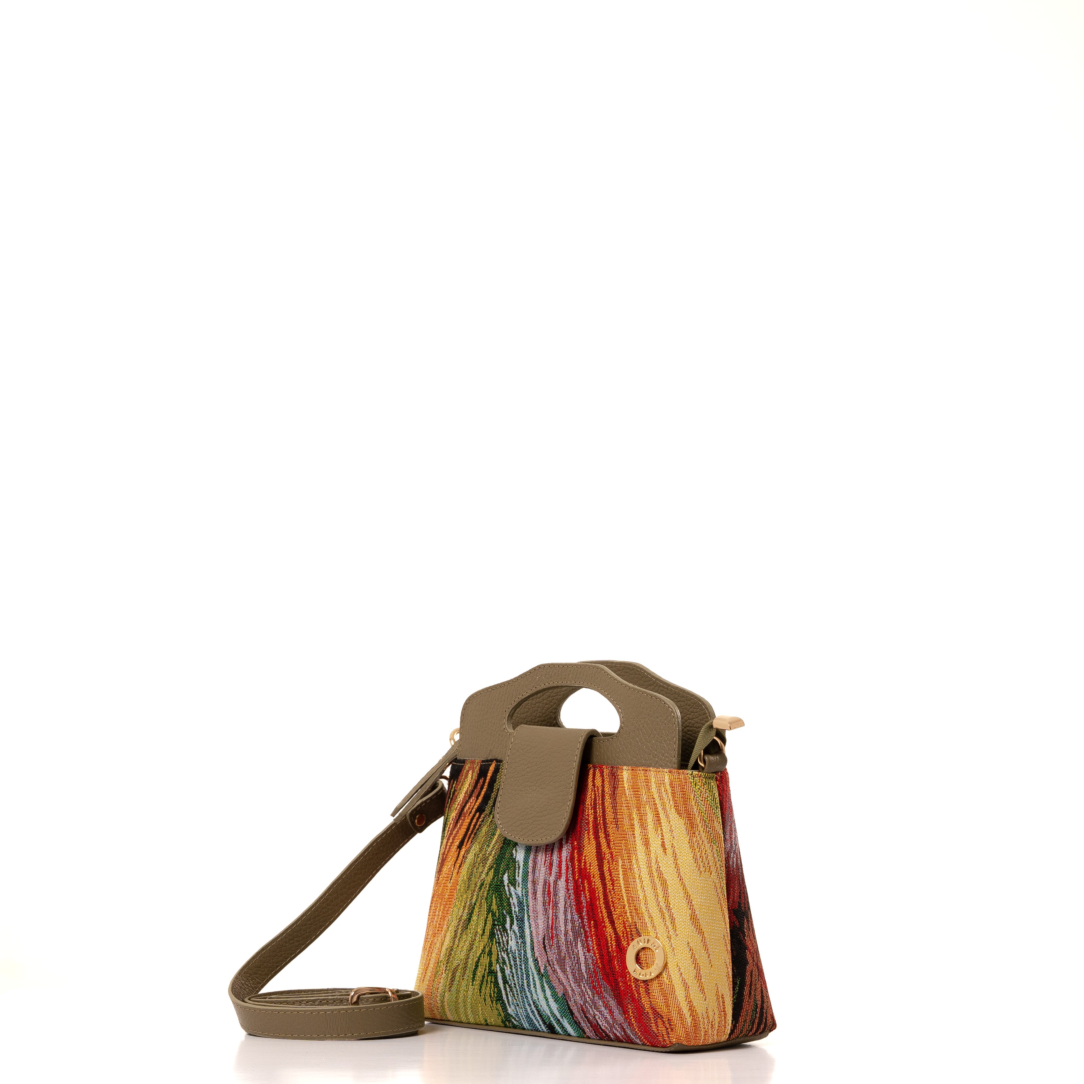 Cálido atardecer verde