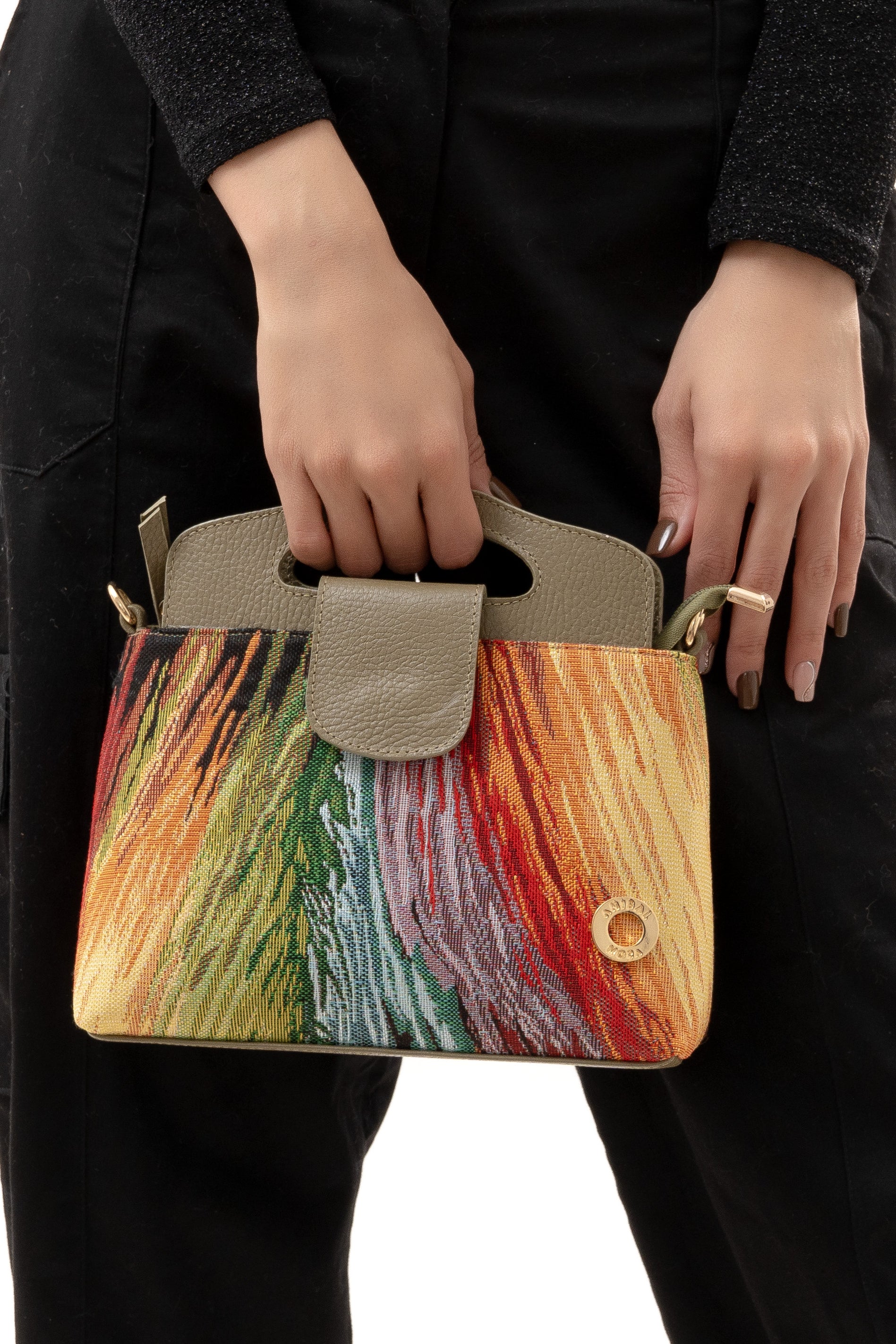 Cálido atardecer verde