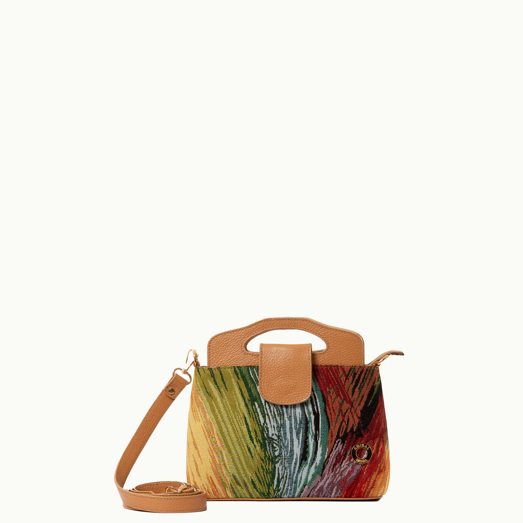 Cálido atardecer miel desierto