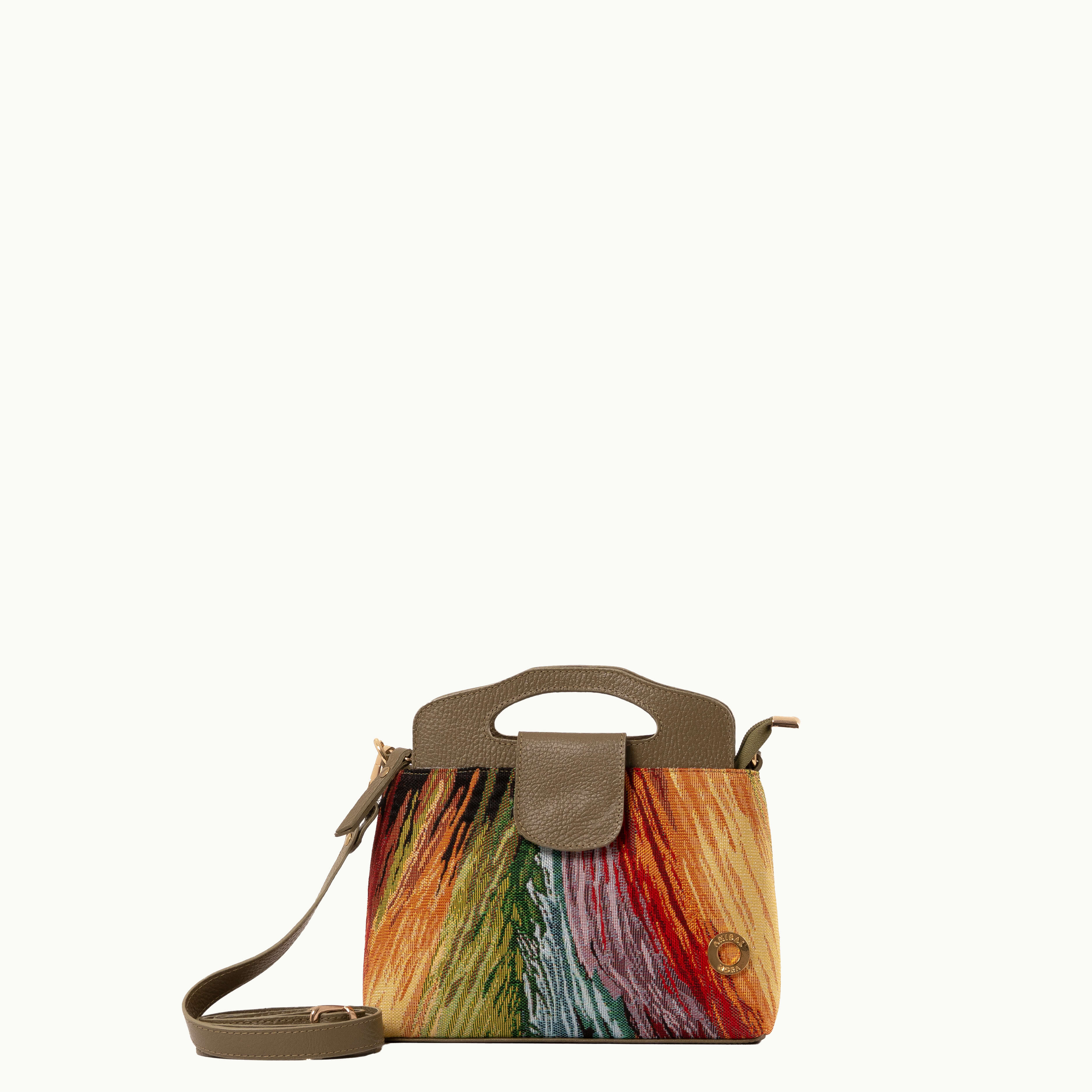 Cálido atardecer verde