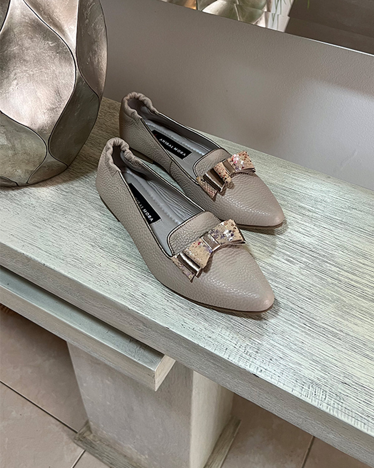 Baleta Nude con Moño