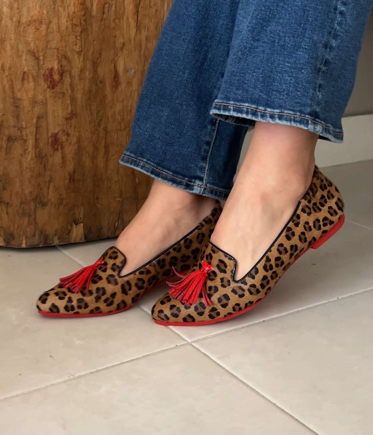 Baletas animal print